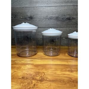 FoodSaver Snail Vacuum Seal Canister Containers Set 80/50/25 Oz- 3 Pc Set